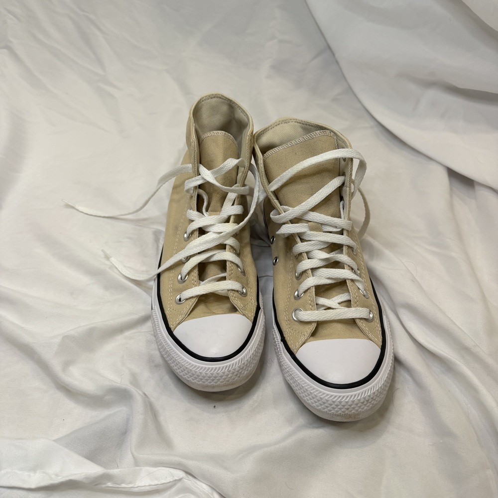 Tan Converse Chuck Taylor All Star High Tops Size 9.5